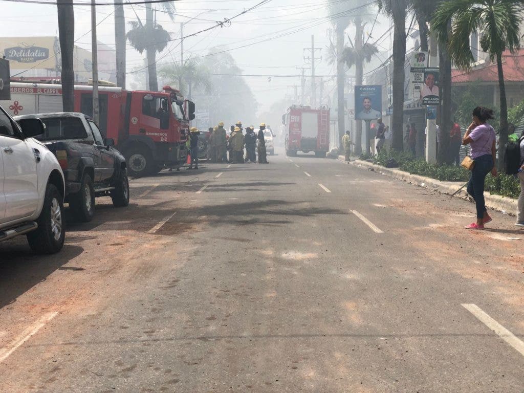 Lugar de la explosión en San Cristóbal