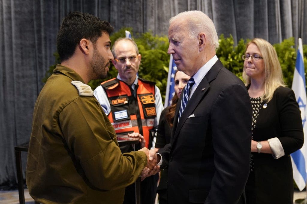 “No están solos”, afirmó hoy en Israel Joe Biden