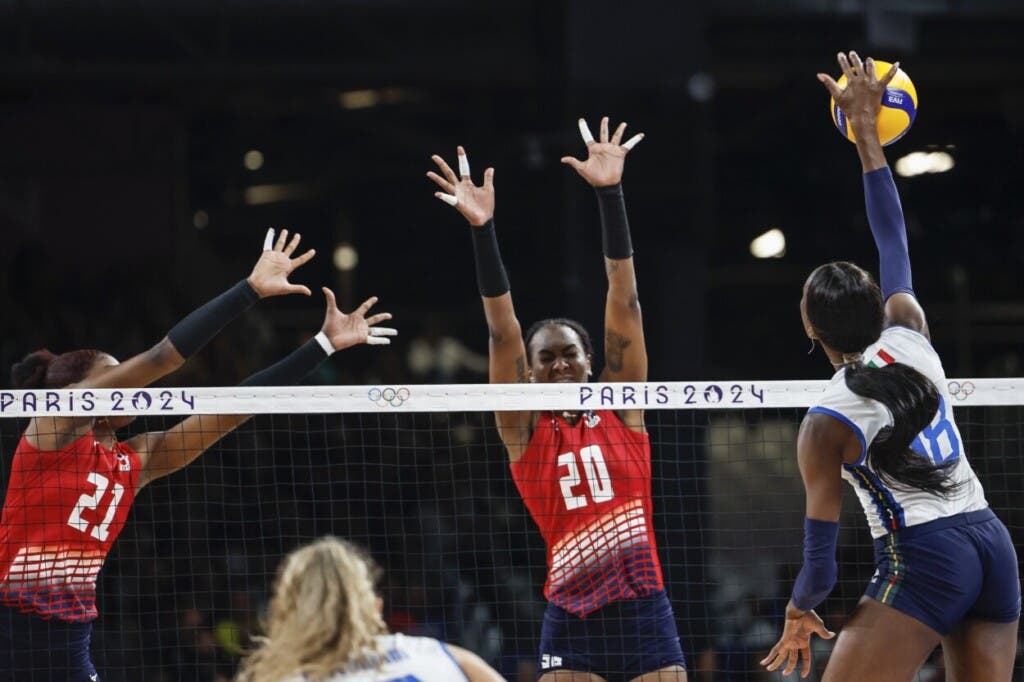 Las Reinas del Caribe pierden 3-1 ante Italia en Juegos Olímpicos de París